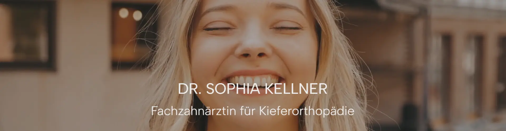Dr. Sophia Kellner, Fachzahnärztin für Kieferorthopädie cover